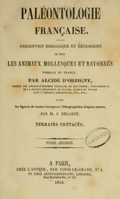 Orbigny A. Paleontologie francaise. Orbigny A. Paleontologie francaise.