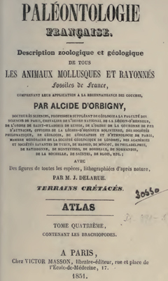 Orbigny A. Paleontologie francaise. Orbigny A. Paleontologie francaise.