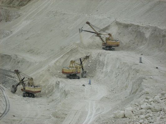 В карьере «Большевик», г. Вольск 